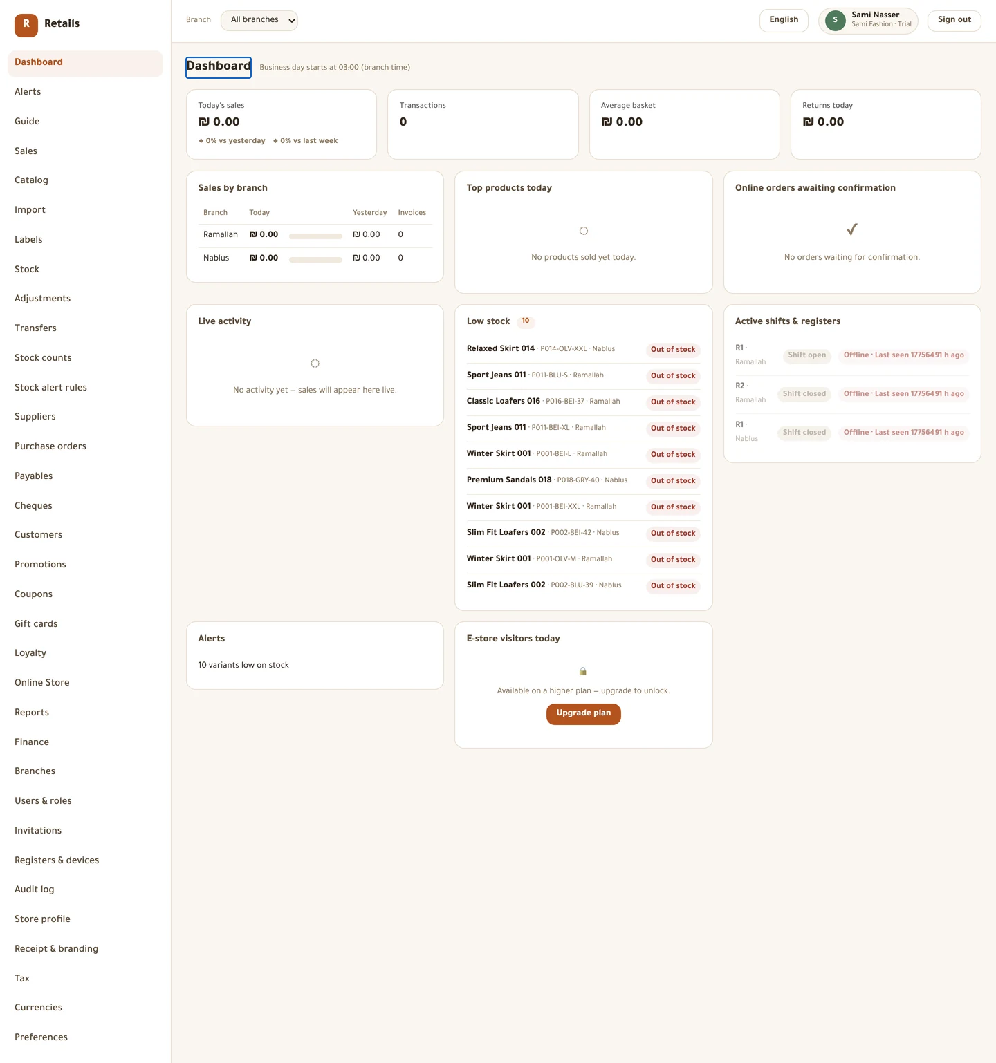 The <b>Setup checklist</b> on the dashboard tracks the same ground this tutorial covers, so you can see how far you have got.
